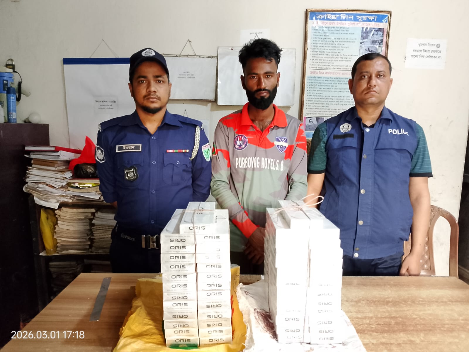 শমসেরনগরে পুলিশের সাঁড়াশি অভিযান: সিএনজিভর্তি বিপুল মালামালসহ আটক ১, ইনচার্জ শাহ আলমের বড় সাফল্য