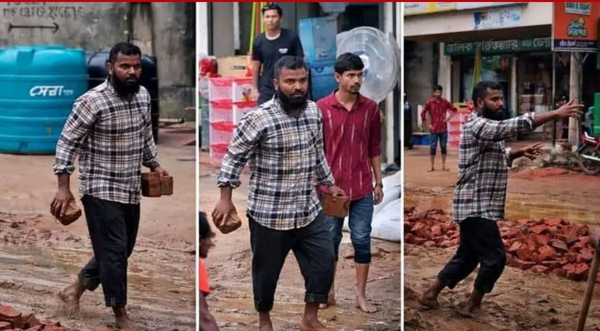 কথায় নয় কাজে বিশ্বাসী: প্রার্থিতা ঘোষণার ২৪ ঘণ্টায় নিজ অর্থায়নে রাস্তা সংস্কার করলেন ওয়াসিদ