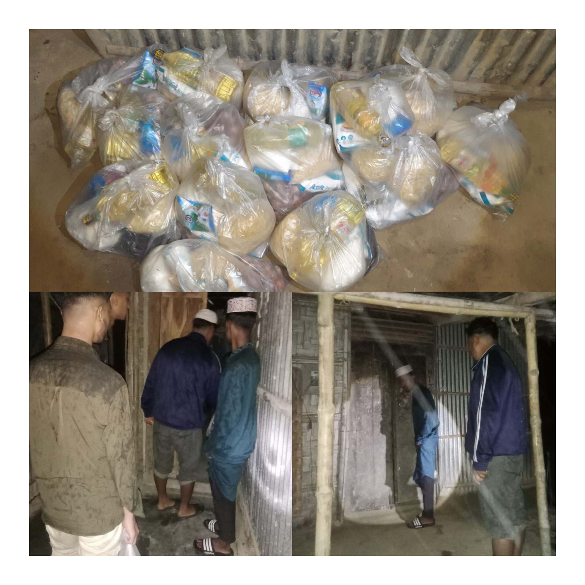​ঝড়-বৃষ্টি দমাতে পারেনি রামেশ্বরপুর ইসলামী সমাজ কল্যাণ পরিষদকে; ঘরে ঘরে পৌঁছাল ঈদ উপহার