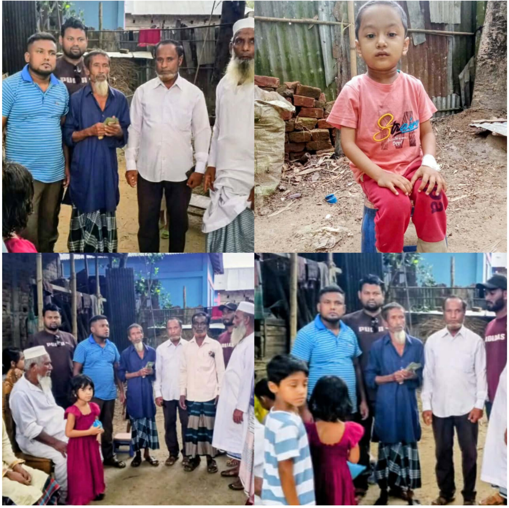 অসহায় শিশু সিমায়ের হার্টে ছিদ্র: জীবন বাঁচাতে পাশে দাঁড়ালো আলীনগর ইউনিয়নের ৬নং ওয়ার্ড প্রবাসী ঐক্য পরিষদ