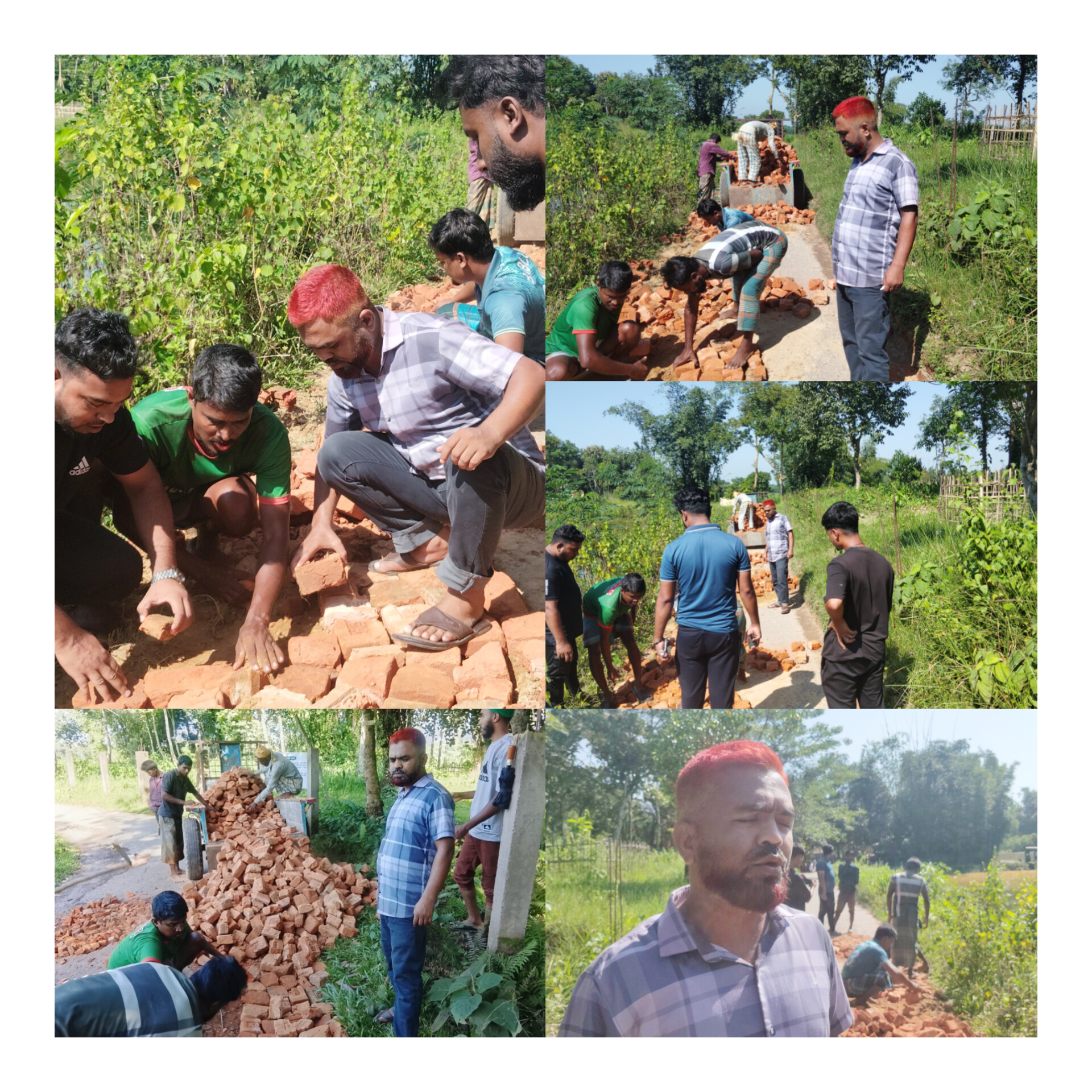 ​আলীনগর ১নং ওয়ার্ডে মেম্বার পদপ্রার্থী আবুল হোসেনের প্রশংসনীয় উদ্যোগ, নিজস্ব তহবিলে সড়ক মেরামত